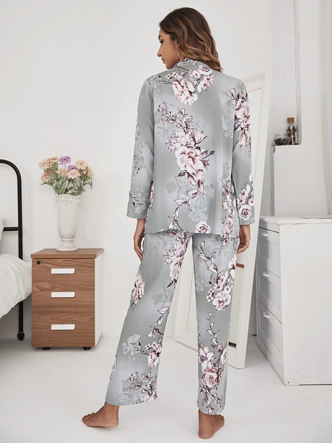 Silver Bloom 3-Piece Lounge Set