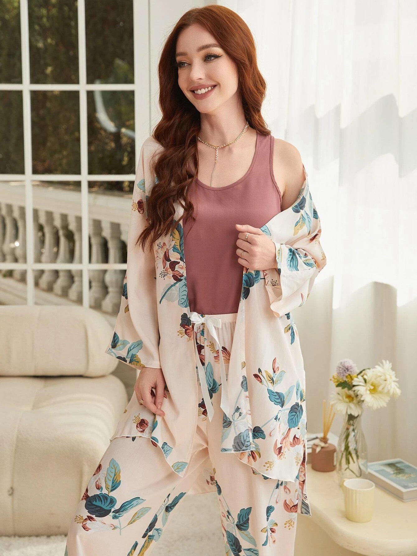 Petal Blush 3-Piece Lounge Set