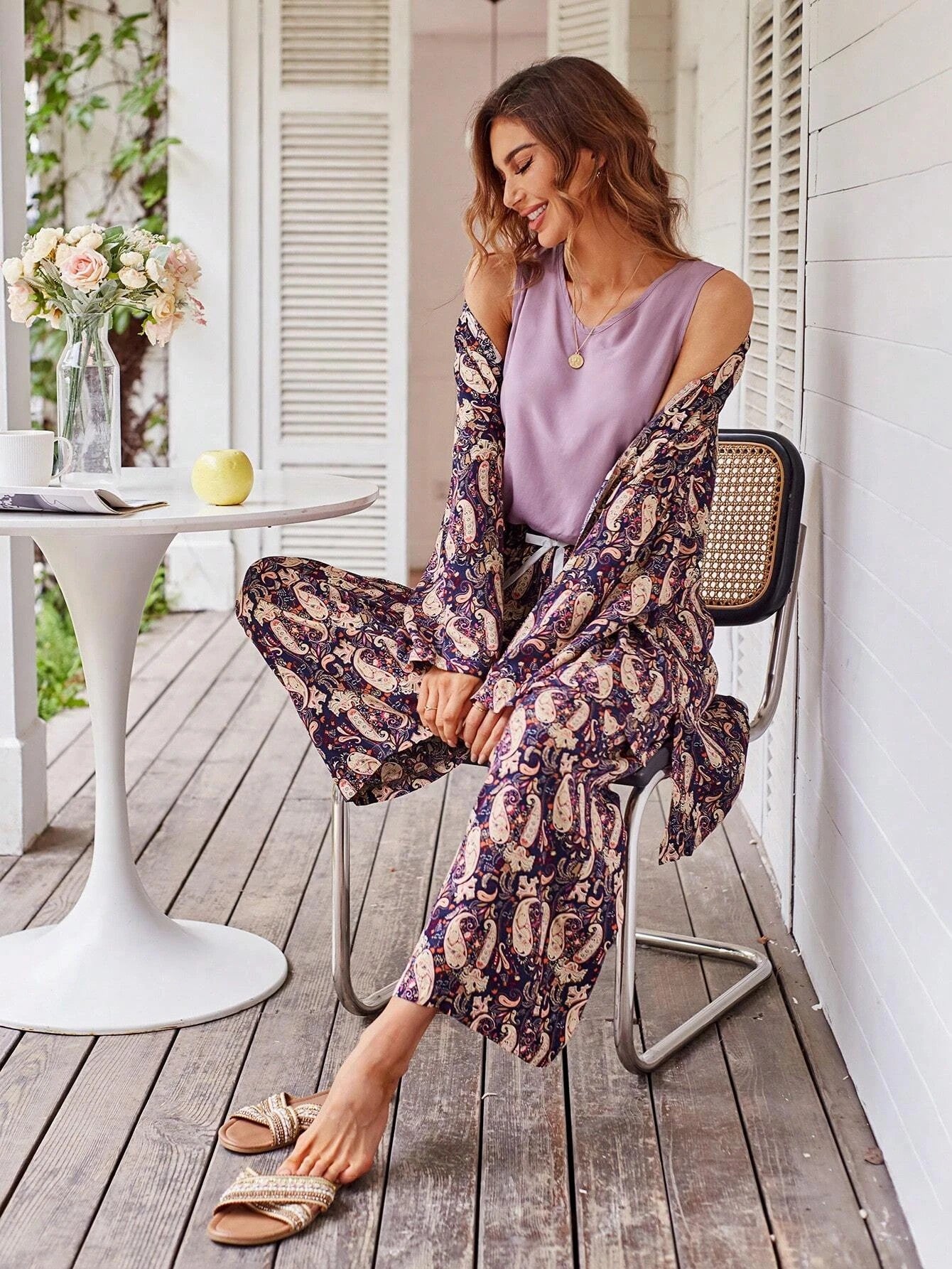 Paisley Pour 3-Piece Lounge Set