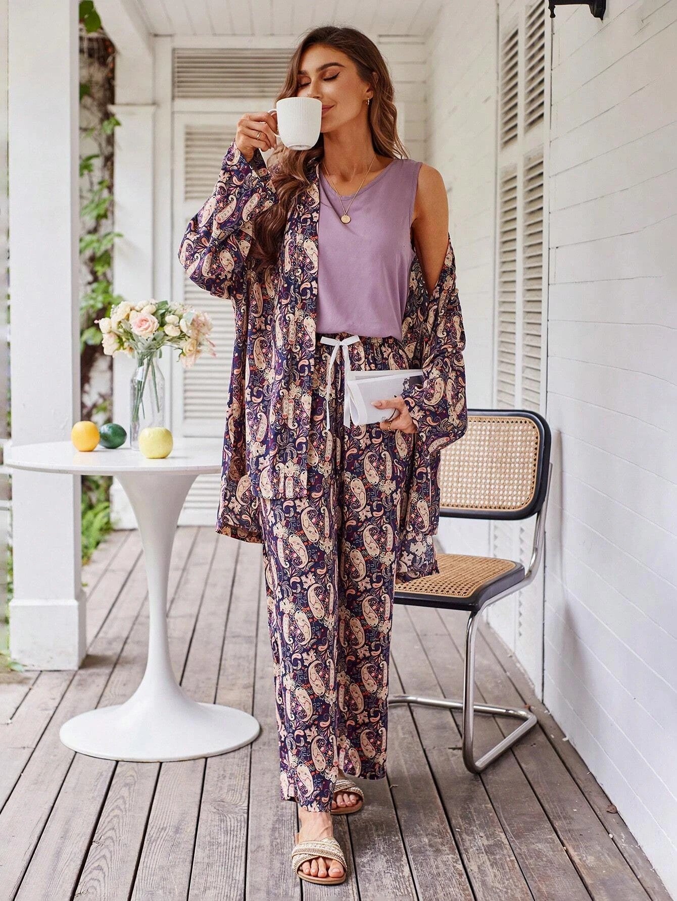Paisley Pour 3-Piece Lounge Set