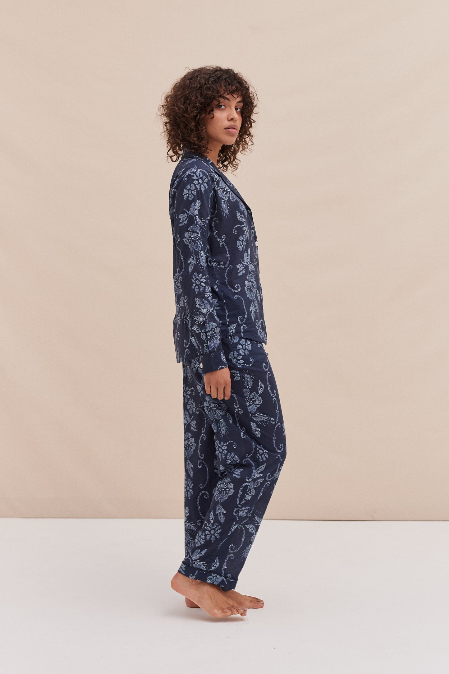 Midnight Garden – Full Sleeve Pyjama Set