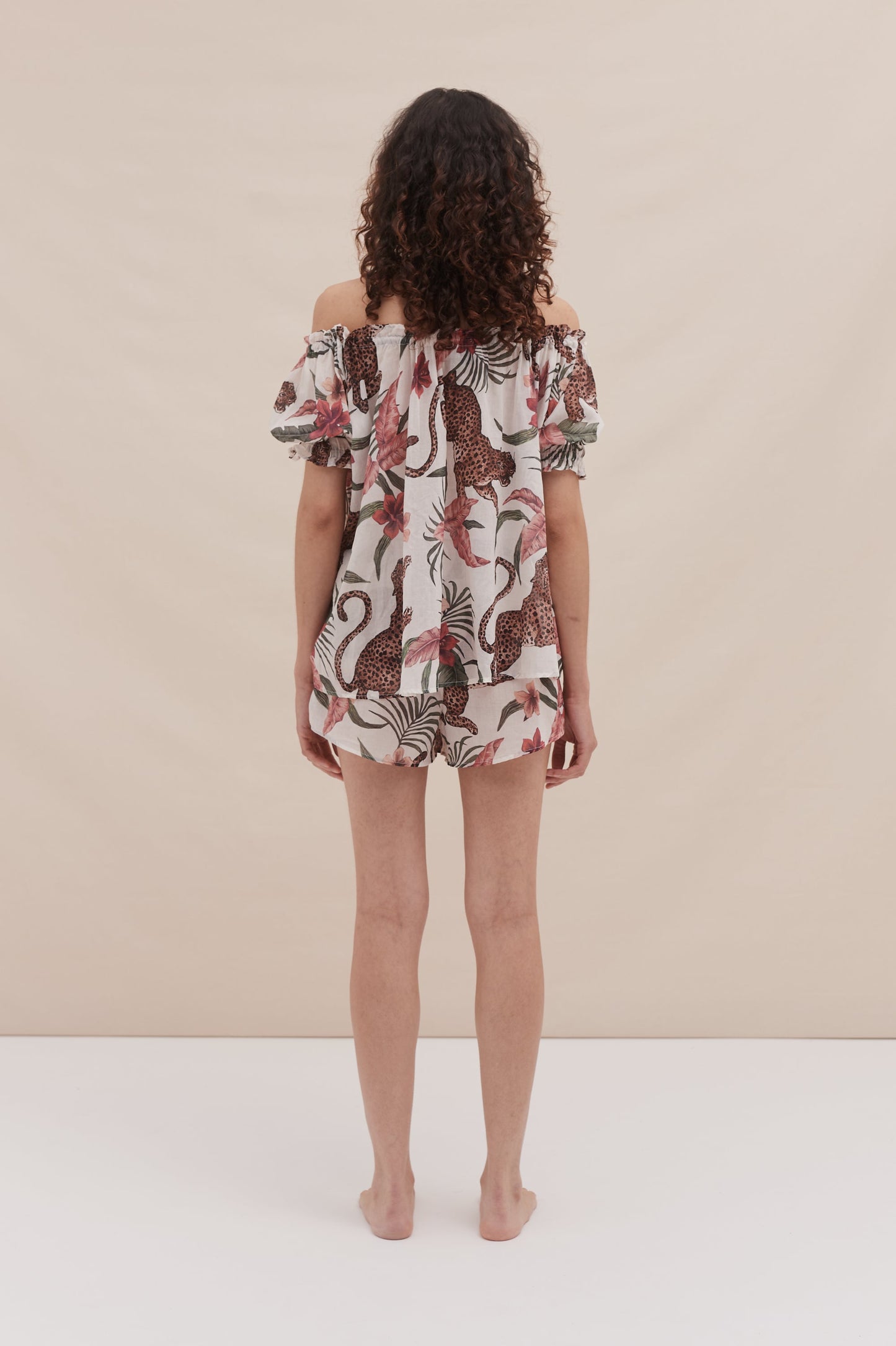 Wild Bloom – Off-Shoulder Co-ord Set