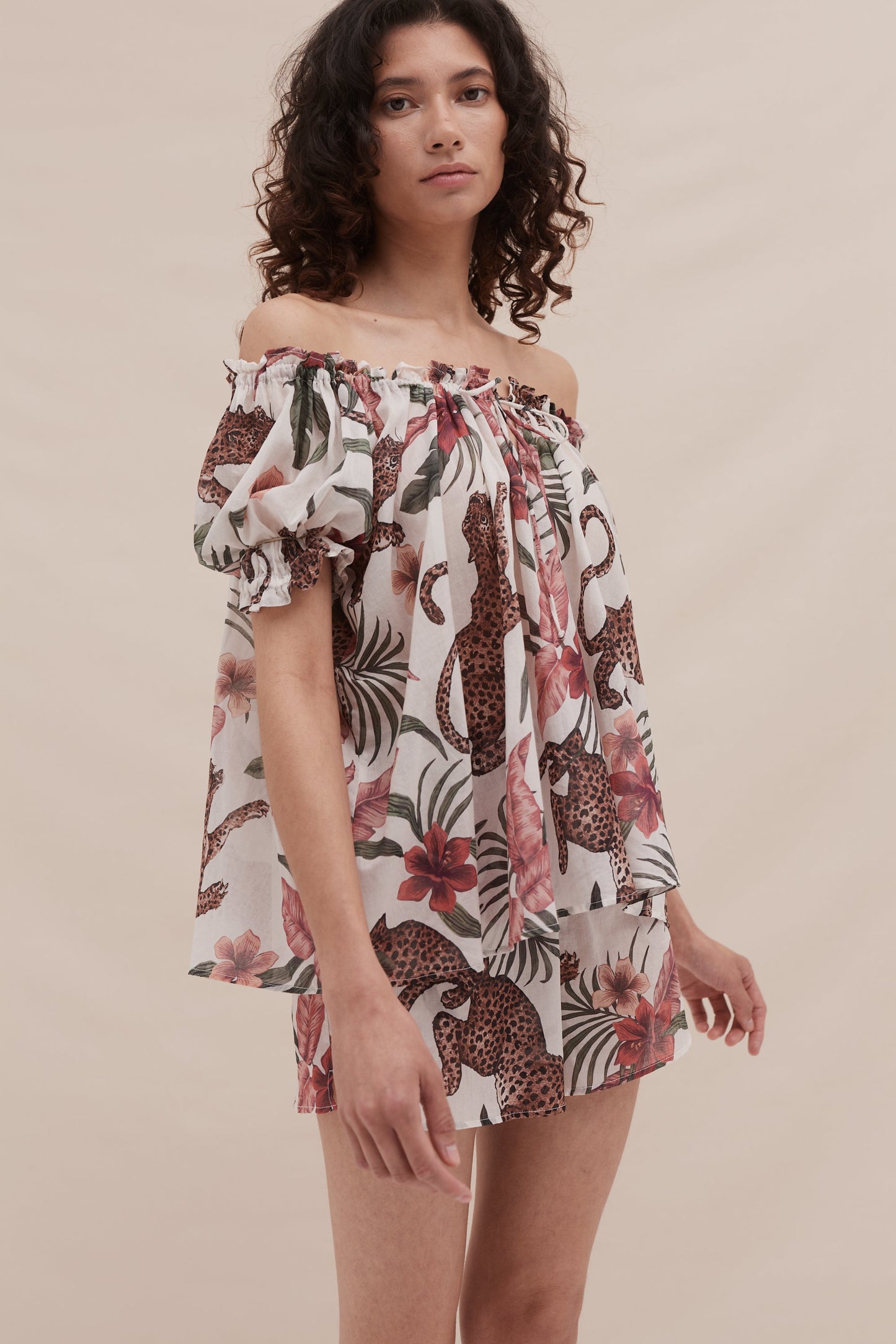 Wild Bloom – Off-Shoulder Co-ord Set