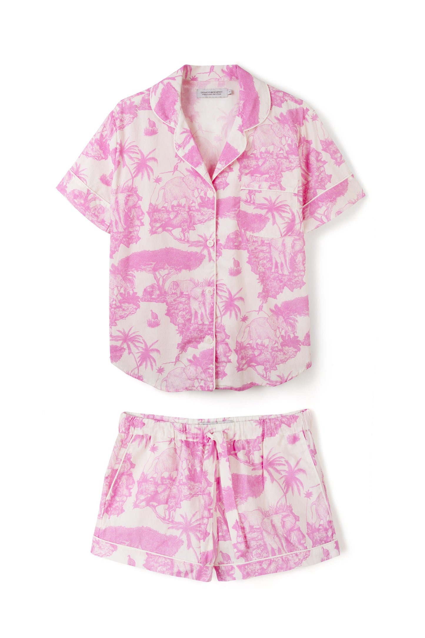 Tropic Blush – Soft Cotton Short Set