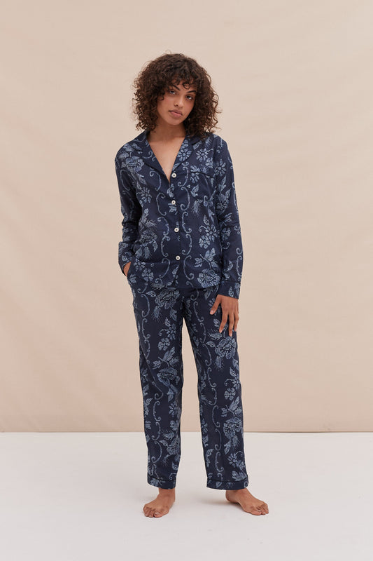 Midnight Garden – Full Sleeve Pyjama Set