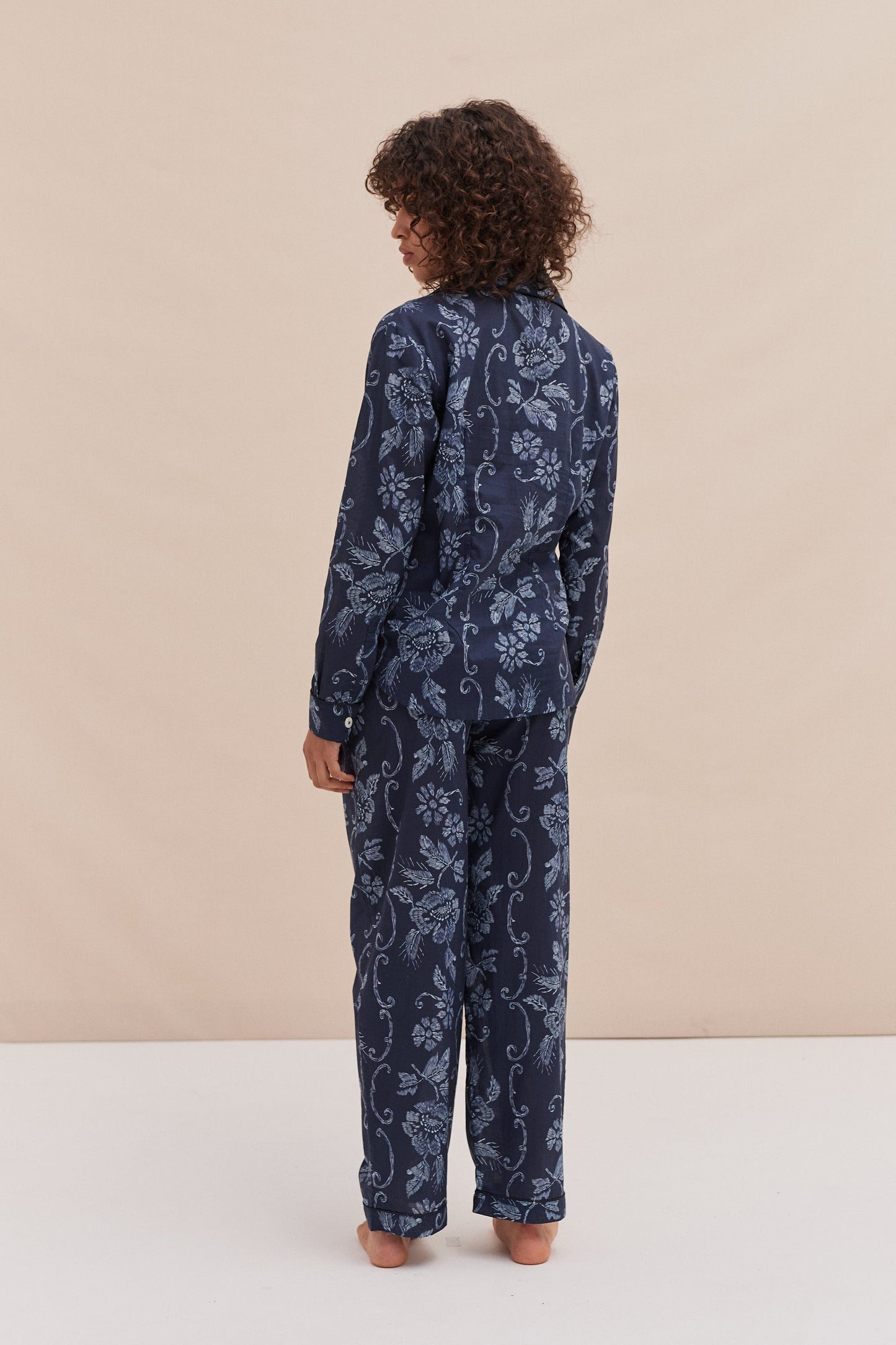 Midnight Garden – Full Sleeve Pyjama Set