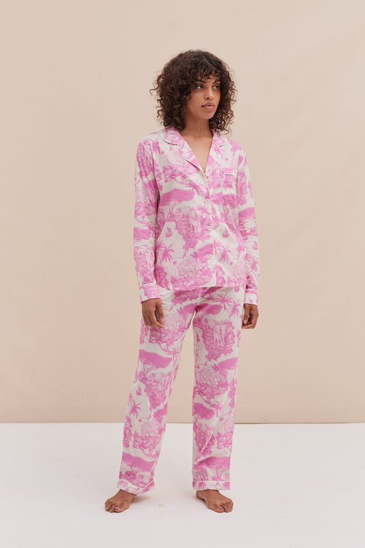 Wild Blush – Full Sleeve Cotton Lounge Set