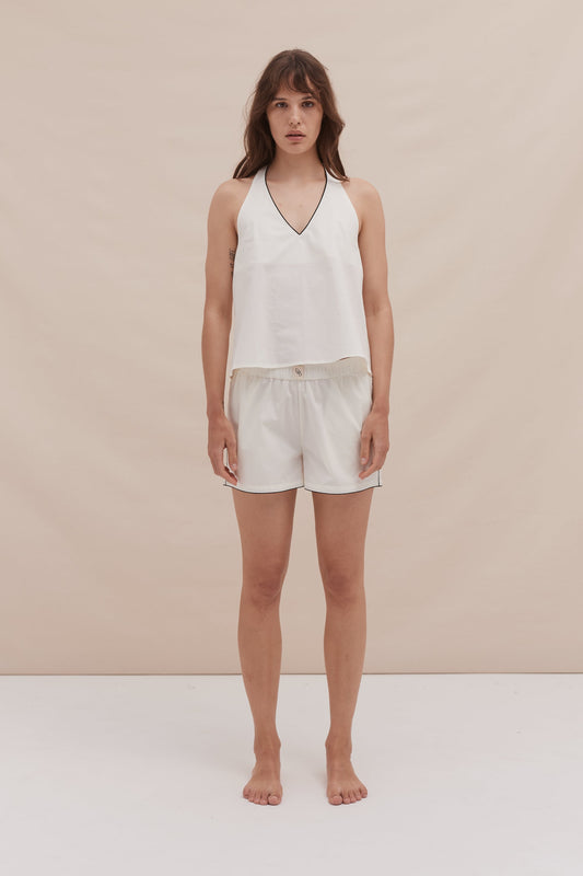 Ivory Calm – Halter Neck Lounge Set