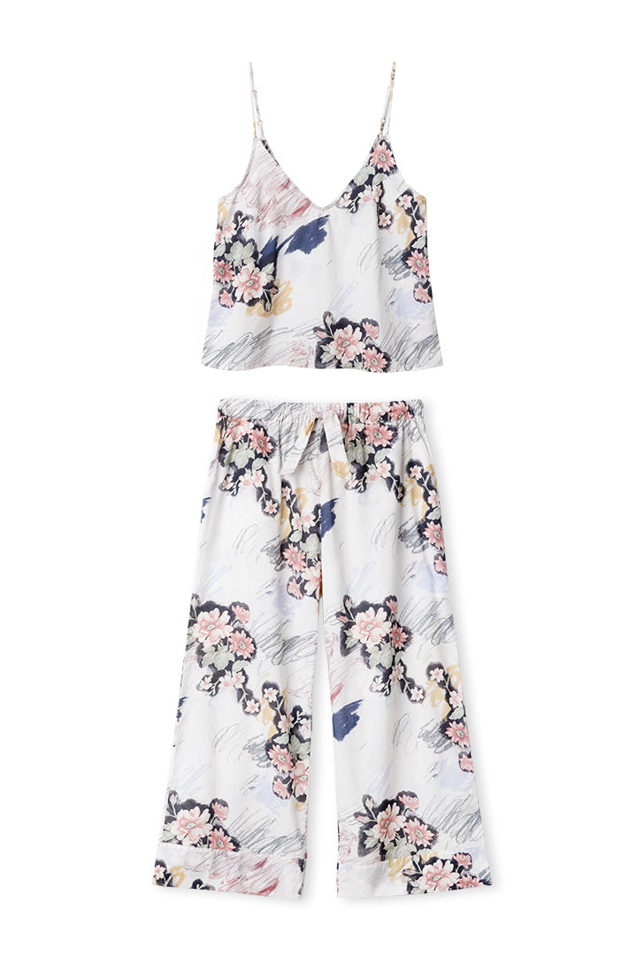 ArtBloom Camisole Co-ord Set – Brushstroke Garden