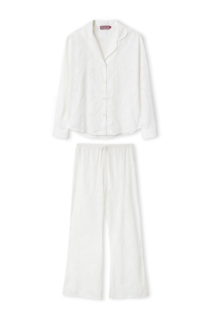 Whisper White – Sheer Comfort Night Suit Set